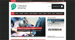 Desktop Screenshot of 3minutosinforma.com